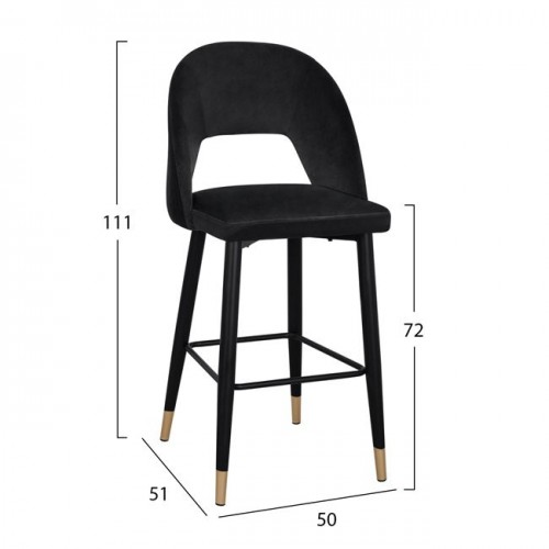 ΣΕΤ ΣΚΑΜΠΟ ΜΠΑΡ HARPER HM8526.04 ΒΕΛΟΥΔΟ ΜΑΥΡΟ ΜΕ ΜΕΤΑΛΛΙΚΟ ΣΚΕΛΕΤΟ 50Χ51Χ111Υ εκ. ΣΕΤ ΣΚΑΜΠΟ ΜΠΑΡ HARPER HM8526.04 ΒΕΛΟΥΔΟ ΜΑΥΡΟ ΜΕ ΜΕΤΑΛΛΙΚΟ ΣΚΕΛΕΤΟ 50Χ51Χ111Υ εκ.