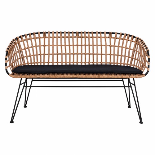 ΠΑΓΚΑΚΙ ΜΕΤΑΛΛΙΚΟ ALLEGRA HM5692 ΜΕ WICKER ΜΑΥΡΟ-ΜΠΕΖ 124x57x77Υ εκ. Εξωτερικού Χώρου ΠΑΓΚΑΚΙ ΜΕΤΑΛΛΙΚΟ ALLEGRA HM5692 ΜΕ WICKER ΜΑΥΡΟ-ΜΠΕΖ 124x57x77Υ εκ. Εξωτερικού Χώρου