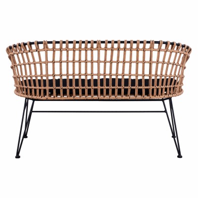 ΠΑΓΚΑΚΙ ΜΕΤΑΛΛΙΚΟ ALLEGRA HM5692 ΜΕ WICKER ΜΑΥΡΟ-ΜΠΕΖ 124x57x77Υ εκ. Εξωτερικού Χώρου ΠΑΓΚΑΚΙ ΜΕΤΑΛΛΙΚΟ ALLEGRA HM5692 ΜΕ WICKER ΜΑΥΡΟ-ΜΠΕΖ 124x57x77Υ εκ. Εξωτερικού Χώρου