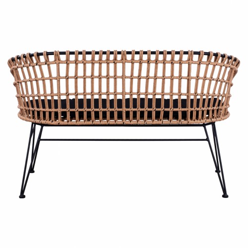 ΠΑΓΚΑΚΙ ΜΕΤΑΛΛΙΚΟ ALLEGRA HM5692 ΜΕ WICKER ΜΑΥΡΟ-ΜΠΕΖ 124x57x77Υ εκ. Εξωτερικού Χώρου ΠΑΓΚΑΚΙ ΜΕΤΑΛΛΙΚΟ ALLEGRA HM5692 ΜΕ WICKER ΜΑΥΡΟ-ΜΠΕΖ 124x57x77Υ εκ. Εξωτερικού Χώρου