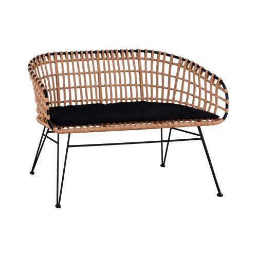 ΠΑΓΚΑΚΙ ΜΕΤΑΛΛΙΚΟ ALLEGRA HM5692 ΜΕ WICKER ΜΑΥΡΟ-ΜΠΕΖ 124x57x77Υ εκ. Εξωτερικού Χώρου ΠΑΓΚΑΚΙ ΜΕΤΑΛΛΙΚΟ ALLEGRA HM5692 ΜΕ WICKER ΜΑΥΡΟ-ΜΠΕΖ 124x57x77Υ εκ. Εξωτερικού Χώρου