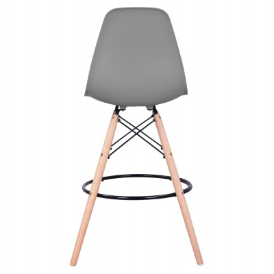 ΣΕΤ ΣΚΑΜΠΟ ΜΠΑΡ RENATA HM0173.10 ΓΚΡΙ 58x56x107Υ εκ.