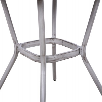 ΤΡΑΠΕΖΙ ΑΛΟΥΜΙΝΙΟΥ HARLOW 70X70X76 BAMBOO LOOK HM5568.01 ΛΕΥΚΗ ΠΑΤΙΝΑ ΜΕ ΓΥΑΛΙ ΤΡΑΠΕΖΙ ΑΛΟΥΜΙΝΙΟΥ HARLOW 70X70X76 BAMBOO LOOK HM5568.01 ΛΕΥΚΗ ΠΑΤΙΝΑ ΜΕ ΓΥΑΛΙ