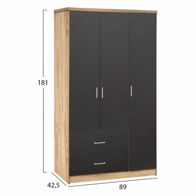 ΝΤΟΥΛΑΠΑ 3ΦΥΛΛΗ ME 2 ΣΥΡΤΑΡΙΑ CAESAR HM340.04 SONAMA ΜΕ ΓΚΡΙ 89x42,5Χ181εκ. ΝΤΟΥΛΑΠΑ 3ΦΥΛΛΗ ME 2 ΣΥΡΤΑΡΙΑ CAESAR HM340.04 SONAMA ΜΕ ΓΚΡΙ 89x42,5Χ181εκ.