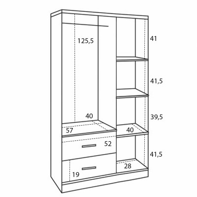 ΝΤΟΥΛΑΠΑ 3ΦΥΛΛΗ ME 2 ΣΥΡΤΑΡΙΑ CAESAR HM340.04 SONAMA ΜΕ ΓΚΡΙ 89x42,5Χ181εκ. ΝΤΟΥΛΑΠΑ 3ΦΥΛΛΗ ME 2 ΣΥΡΤΑΡΙΑ CAESAR HM340.04 SONAMA ΜΕ ΓΚΡΙ 89x42,5Χ181εκ.