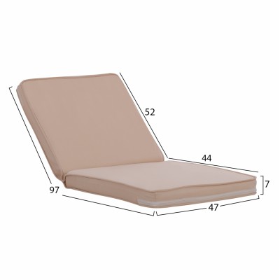ΜΑΞΙΛΑΡΙ ΚΑΡΕΚΛΑΣ POLYESTER CHIOS ΜΠΕΖ HM11239.01P 47X7X97εκ. ΜΑΞΙΛΑΡΙ ΚΑΡΕΚΛΑΣ POLYESTER CHIOS ΜΠΕΖ HM11239.01P 47X7X97εκ.