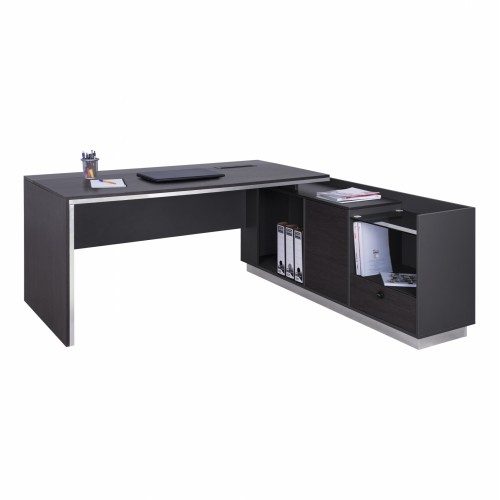 ΓΡΑΦΕΙΟ ΕΠΑΓΓΕΛΜΑΤΙΚΟ ΔΕΞΙΑ ΓΩΝΙΑ ROSEWOOD HM2112R 200X170X76Υ εκ. Έπιπλα Γραφείου