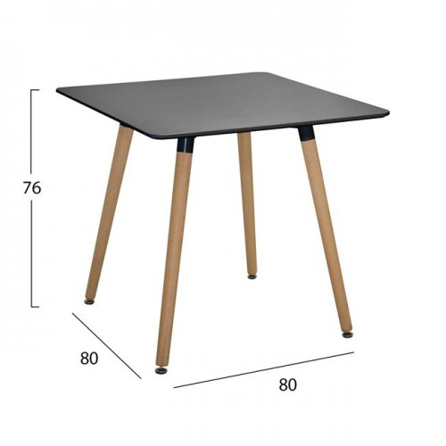 ΣΕΤ 5ΤΜΧ ΤΡΑΠΕΖΙ MINIMAL ΜΑΥΡΟ & VEGAS ΛΕΥΚΕΣ HM10601 80x80x74 cm. Τραπεζαρία ΣΕΤ 5ΤΜΧ ΤΡΑΠΕΖΙ MINIMAL ΜΑΥΡΟ & VEGAS ΛΕΥΚΕΣ HM10601 80x80x74 cm. Τραπεζαρία
