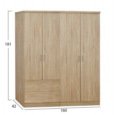 ΣΕΤ 2 ΤΜΧ ΝΤΟΥΛΑΠΑ 4ΦΥΛΛΗ SONAMA 160X42X181 HM11351.02 ΣΕΤ 2 ΤΜΧ ΝΤΟΥΛΑΠΑ 4ΦΥΛΛΗ SONAMA 160X42X181 HM11351.02