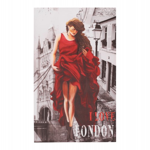 ΠΙΝΑΚΑΣ ΚΑΜΒΑΣ LONDON WOMAN HM7155.05 120X70X2.5 εκ. Διακόσμηση - Φωτισμός - Χαλιά ΠΙΝΑΚΑΣ ΚΑΜΒΑΣ LONDON WOMAN HM7155.05 120X70X2.5 εκ. Διακόσμηση - Φωτισμός - Χαλιά