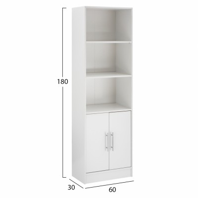 ΒΙΒΛΙΟΘΗΚΗ ΜΕΛΑΜΙΝΗΣ ENSLEY HM2027.05 ΣΕ ΛΕΥΚΗ ΑΠΟΧΡΩΣΗ 60x30x180Υεκ. ΒΙΒΛΙΟΘΗΚΗ ΜΕΛΑΜΙΝΗΣ ENSLEY HM2027.05 ΣΕ ΛΕΥΚΗ ΑΠΟΧΡΩΣΗ 60x30x180Υεκ.