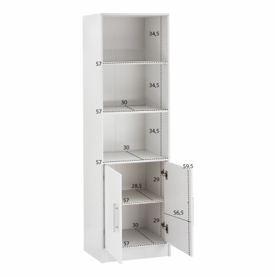ΒΙΒΛΙΟΘΗΚΗ ΜΕΛΑΜΙΝΗΣ ENSLEY HM2027.05 ΣΕ ΛΕΥΚΗ ΑΠΟΧΡΩΣΗ 60x30x180 εκ. Έπιπλα Γραφείου ΒΙΒΛΙΟΘΗΚΗ ΜΕΛΑΜΙΝΗΣ ENSLEY HM2027.05 ΣΕ ΛΕΥΚΗ ΑΠΟΧΡΩΣΗ 60x30x180 εκ. Έπιπλα Γραφείου