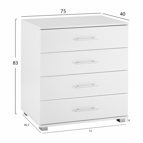 ΣΥΡΤΑΡΙΕΡΑ ΜΕΛΑΜΙΝΗΣ BRIANA HM2204.05 ME 4 ΣΥΡΤΑΡΙΑ ΛΕΥΚΗ 75x40x83 εκ. Υπνοδωμάτιο ΣΥΡΤΑΡΙΕΡΑ ΜΕΛΑΜΙΝΗΣ BRIANA HM2204.05 ME 4 ΣΥΡΤΑΡΙΑ ΛΕΥΚΗ 75x40x83 εκ. Υπνοδωμάτιο