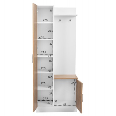 ΕΠΙΠΛΟ ΕΙΣΟΔΟΥ ΜΕ ΚΑΘΡΕΠΤΗ JANICE HM2264 SONAMA ΛΕΥΚΟ 70x37x181 εκ. Οργάνωση Σπιτιού - Μπάνιο ΕΠΙΠΛΟ ΕΙΣΟΔΟΥ ΜΕ ΚΑΘΡΕΠΤΗ JANICE HM2264 SONAMA ΛΕΥΚΟ 70x37x181 εκ. Οργάνωση Σπιτιού - Μπάνιο