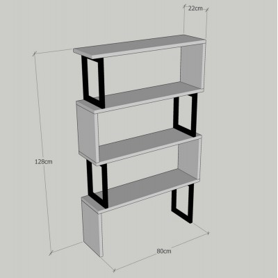 ΒΙΒΛΙΟΘΗΚΗ INGRID ΚΑΡΥΔΙ ΜΕ ΜΑΥΡΟ ΣΚΕΛΕΤΟ HM8867.01 80x22x128 εκ. Έπιπλα Γραφείου ΒΙΒΛΙΟΘΗΚΗ INGRID ΚΑΡΥΔΙ ΜΕ ΜΑΥΡΟ ΣΚΕΛΕΤΟ HM8867.01 80x22x128 εκ. Έπιπλα Γραφείου