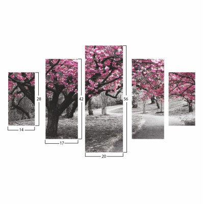 ΠΙΝΑΚΑΣ ΠΕΝΤΑΠΤΥΧΟ MDF BLOOMING TREE 82Χ56x3 HM7207.04 ΠΙΝΑΚΑΣ ΠΕΝΤΑΠΤΥΧΟ MDF BLOOMING TREE 82Χ56x3 HM7207.04