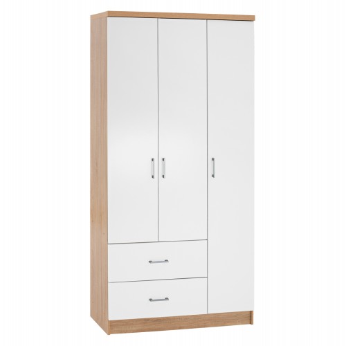 ΝΤΟΥΛΑΠΑ 3ΦΥΛΛΗ ME 2 ΣΥΡΤΑΡΙΑ CAESAR HM340.06 SONAMA - ΛΕΥΚO 89x42,5x181 εκ. Υπνοδωμάτιο ΝΤΟΥΛΑΠΑ 3ΦΥΛΛΗ ME 2 ΣΥΡΤΑΡΙΑ CAESAR HM340.06 SONAMA - ΛΕΥΚO 89x42,5x181 εκ. Υπνοδωμάτιο