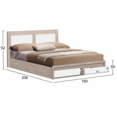 ΚΡΕΒΑΤΙ CAPRI HM312.06 ΜΕ 2 ΣΥΡΤΑΡΙΑ SONAMA ΛΕΥΚΟ ΓΙΑ ΣΤΡΩΜΑ 150x200 εκ. Υπνοδωμάτιο ΚΡΕΒΑΤΙ CAPRI HM312.06 ΜΕ 2 ΣΥΡΤΑΡΙΑ SONAMA ΛΕΥΚΟ ΓΙΑ ΣΤΡΩΜΑ 150x200 εκ. Υπνοδωμάτιο