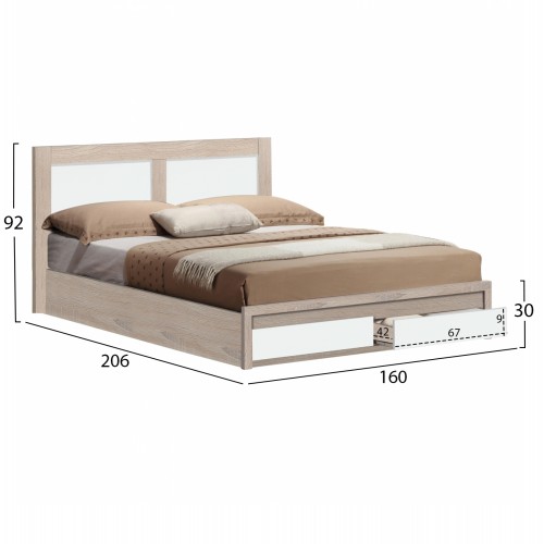 ΚΡΕΒΑΤΙ CAPRI HM312.06 ΜΕ 2 ΣΥΡΤΑΡΙΑ SONAMA ΛΕΥΚΟ ΓΙΑ ΣΤΡΩΜΑ 150x200 εκ. Υπνοδωμάτιο ΚΡΕΒΑΤΙ CAPRI HM312.06 ΜΕ 2 ΣΥΡΤΑΡΙΑ SONAMA ΛΕΥΚΟ ΓΙΑ ΣΤΡΩΜΑ 150x200 εκ. Υπνοδωμάτιο
