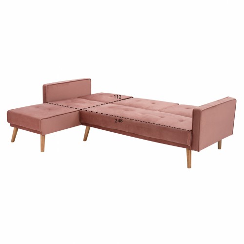 ΚΑΝΑΠΕΣ ΚΡΕΒΑΤΙ ΓΩΝΙΑ ΑΝΑΣΤΡΕΨΙΜΗ TALIA HM3153.02 ΒΕΛΟΥΔΟ ΣΑΠΙΟ ΜΗΛΟ 267x153x85 εκ Σαλόνι ΚΑΝΑΠΕΣ ΚΡΕΒΑΤΙ ΓΩΝΙΑ ΑΝΑΣΤΡΕΨΙΜΗ TALIA HM3153.02 ΒΕΛΟΥΔΟ ΣΑΠΙΟ ΜΗΛΟ 267x153x85 εκ Σαλόνι