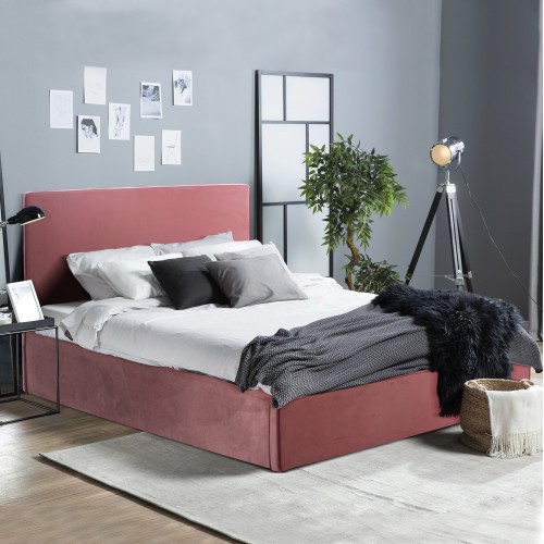 ΚΡΕΒΑΤΙ ALLIE HM584.12 160Χ200 ΜΕ ΑΠΟΘΗΚΕΥΤΙΚΟ ΧΩΡΟ ΣΑΠΙΟ ΜΗΛΟ Υπνοδωμάτιο