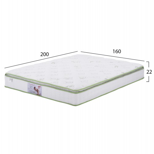 ΣΤΡΩΜΑ CONTINUOUS SPRING ΑΝΩΣΤΡΩΜΑ ALOE VERA 160X200 HM372.16 ΜΟΝΗΣ ΟΨΗΣ Υπνοδωμάτιο ΣΤΡΩΜΑ CONTINUOUS SPRING ΑΝΩΣΤΡΩΜΑ ALOE VERA 160X200 HM372.16 ΜΟΝΗΣ ΟΨΗΣ Υπνοδωμάτιο