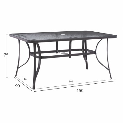 ΣΕΤ ΤΡΑΠΕΖΑΡΙΑ 7ΤΜΧ ΤΡΑΠΕΖΙ BRUNO 150X90 ΜΕ ΠΟΛΥΘΡΟΝΕΣ TEXTILINE ΓΚΡΙ HM11471 ΣΕΤ ΤΡΑΠΕΖΑΡΙΑ 7ΤΜΧ ΤΡΑΠΕΖΙ BRUNO 150X90 ΜΕ ΠΟΛΥΘΡΟΝΕΣ TEXTILINE ΓΚΡΙ HM11471