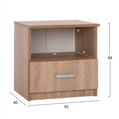 ΚΟΜΟΔΙΝΟ ΜΕ ΣΥΡΤΑΡΙ ADLER HM2431.01 ΜΕΛΑΜΙΝΗ SONAMA OAK 45x40x48Υεκ. ΚΟΜΟΔΙΝΟ ΜΕ ΣΥΡΤΑΡΙ ADLER HM2431.01 ΜΕΛΑΜΙΝΗ SONAMA OAK 45x40x48Υεκ.