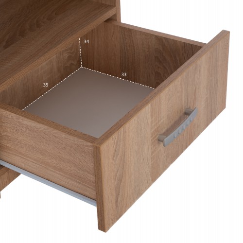 ΚΟΜΟΔΙΝΟ ΜΕ ΣΥΡΤΑΡΙ ADLER SONAMA OAK HM2431.01 45x40x48 εκ. Υπνοδωμάτιο ΚΟΜΟΔΙΝΟ ΜΕ ΣΥΡΤΑΡΙ ADLER SONAMA OAK HM2431.01 45x40x48 εκ. Υπνοδωμάτιο
