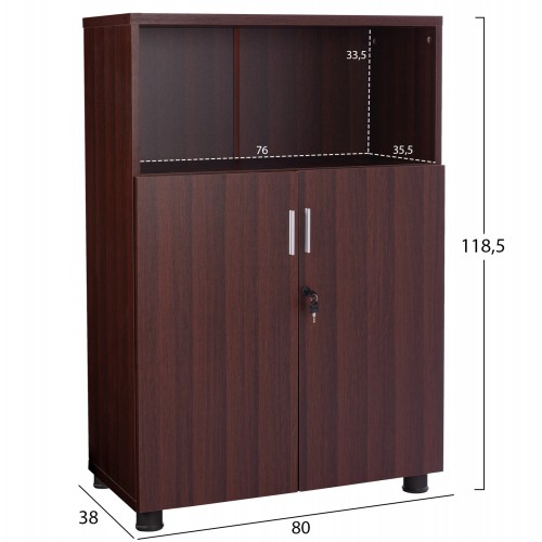 ΝΤΟΥΛΑΠΙ ΓΡΑΦΕΙΟΥ VALORA ΕΠΑΓΓΕΛΜΑΤΙΚΟ HM2058.12 WENGE 80x38x118,5 Έπιπλα Γραφείου