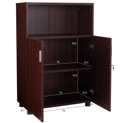 ΝΤΟΥΛΑΠΙ ΓΡΑΦΕΙΟΥ VALORA ΕΠΑΓΓΕΛΜΑΤΙΚΟ HM2058.12 WENGE 80x38x118,5 Έπιπλα Γραφείου