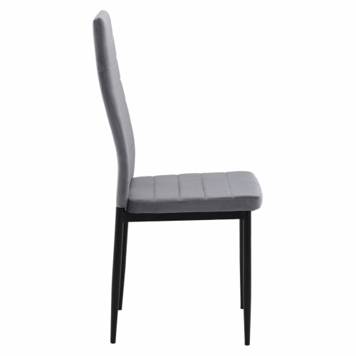 ΚΑΡΕΚΛΑ ΜΕΤΑΛΛΙΚΗ LADY HM0037.31 ΓΚΡΙ ΒΕΛΟΥΔΟ ME ΜΕΤΑΛΛΙΚΟ ΣΚΕΛΕΤΟ K/D Σαλόνι