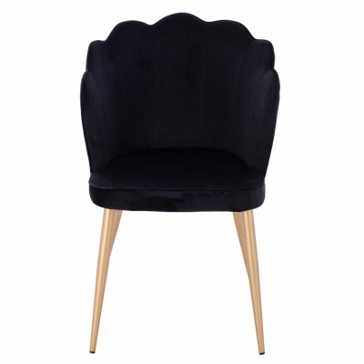ΚΑΡΕΚΛΑ AVIE HM8737.04 ΒΕΛΟΥΔΟ ΜΑΥΡΟ ΜΕ ΜΕΤΑΛΛΙΚΟ ΧΡΥΣΟ ΣΚΕΛΕΤΟ 48x48x85 εκ. Σαλόνι ΚΑΡΕΚΛΑ AVIE HM8737.04 ΒΕΛΟΥΔΟ ΜΑΥΡΟ ΜΕ ΜΕΤΑΛΛΙΚΟ ΧΡΥΣΟ ΣΚΕΛΕΤΟ 48x48x85 εκ. Σαλόνι