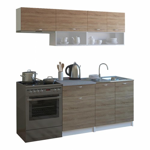 ΣΥΝΘΕΣΗ ΚΟΥΖΙΝΑΣ RODNEY ΜΕΛΑΜΙΝΗ SONAMA-ΛΕΥΚΟ HM2442 200x46-29,2εκ. Εσωτερικού Χώρου ΣΥΝΘΕΣΗ ΚΟΥΖΙΝΑΣ RODNEY ΜΕΛΑΜΙΝΗ SONAMA-ΛΕΥΚΟ HM2442 200x46-29,2εκ. Εσωτερικού Χώρου