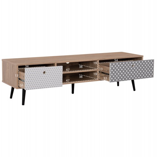 ΕΠΙΠΛΟ TV HM8756 HATTIE 150x40x40Y εκ. ΕΠΙΠΛΟ TV HM8756 HATTIE 150x40x40Y εκ.