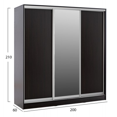 ΝΤΟΥΛΑΠΑ 3ΦΥΛΛΗ ΣΥΡΟΜΕΝΗ ΜΕ ΚΑΘΡΕΠΤΗ ADLER HM2435.02 ΜΕΛΑΜΙΝΗ WENGE 200X60X210Υ ΝΤΟΥΛΑΠΑ 3ΦΥΛΛΗ ΣΥΡΟΜΕΝΗ ΜΕ ΚΑΘΡΕΠΤΗ ADLER HM2435.02 ΜΕΛΑΜΙΝΗ WENGE 200X60X210Υ