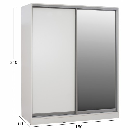 ΝΤΟΥΛΑΠΑ ADLER ΜΕΛΑΜΙΝΗΣ ΛΕΥΚΗ ΜΕ ΚΑΘΡΕΠΤΗ HM2437.03 180X60X210Υεκ. Υπνοδωμάτιο ΝΤΟΥΛΑΠΑ ADLER ΜΕΛΑΜΙΝΗΣ ΛΕΥΚΗ ΜΕ ΚΑΘΡΕΠΤΗ HM2437.03 180X60X210Υεκ. Υπνοδωμάτιο