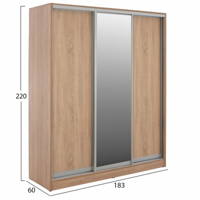 ΝΤΟΥΛΑΠΑ 3ΦΥΛΛΗ ΣΥΡΟΜΕΝΗ ΜΕ ΚΑΘΡΕΦΤΗ ADLER HM2461.01 ΜΕΛΑΜΙΝΗ SONAMA 183x60x220Υ ΝΤΟΥΛΑΠΑ 3ΦΥΛΛΗ ΣΥΡΟΜΕΝΗ ΜΕ ΚΑΘΡΕΦΤΗ ADLER HM2461.01 ΜΕΛΑΜΙΝΗ SONAMA 183x60x220Υ