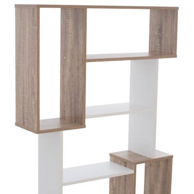ΒΙΒΛΙΟΘΗΚΗ SHAY HM8768.01 85X22X140 ΛΕΥΚΟ Έπιπλα Γραφείου