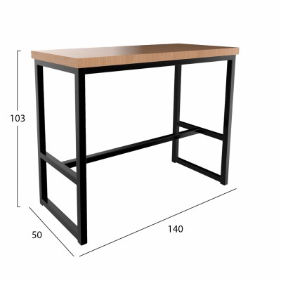 ΒΑΣΗ ΜΠΑΡ ΜΕΤΑΛΛΙΚΗ ΜΑΥΡΗ TS928 140x50x103 εκ. ΒΑΣΗ ΜΠΑΡ ΜΕΤΑΛΛΙΚΗ ΜΑΥΡΗ TS928 140x50x103 εκ.
