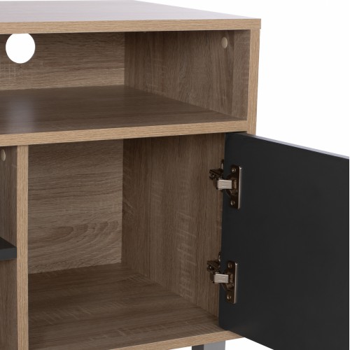 ΕΠΙΠΛΟ ΤΗΛΕΟΡΑΣΗΣ DANNA ΜΕΛΑΜΙΝΗΣ HM2202.04 SONAMA-ΓΚΡΙ 120x40x55 εκ. Σαλόνι