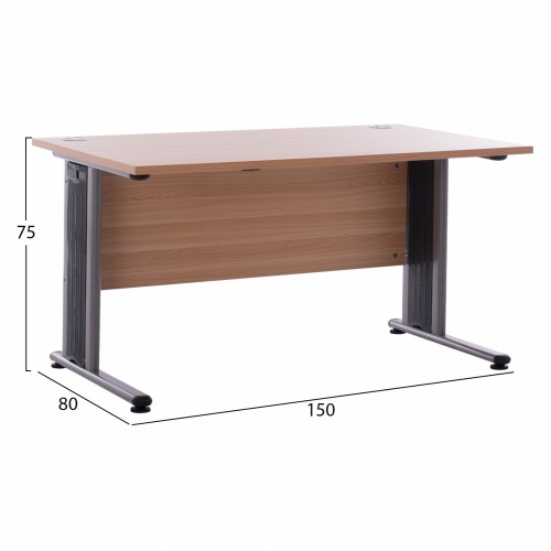 ΓΡΑΦΕΙΟ ΕΠΑΓΓΕΛΜΑΤΙΚΟ VALDEN HM2045.01 ΟΞΙΑ 150X80X75 Έπιπλα Γραφείου