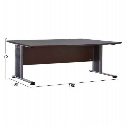 ΓΡΑΦΕΙΟ ΕΠΑΓΓΕΛΜΑΤΙΚΟ VALDEN HM2046.02 WENGE 180X80X75 Έπιπλα Γραφείου