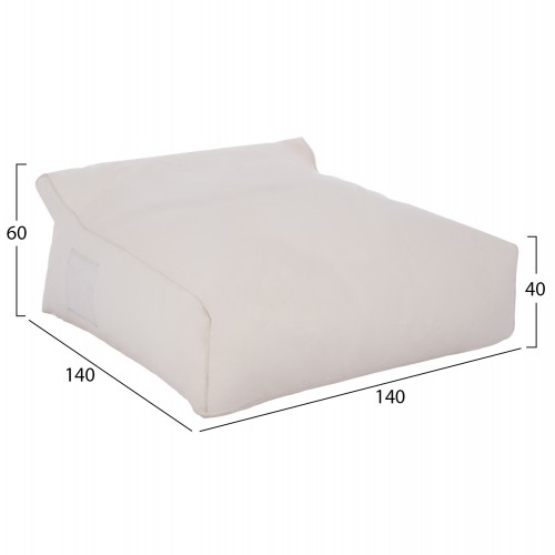 ΠΟΥΦ YAMIN 2ΑΤΟΜΩΝ ΜΕ TEXTILENE 600gr/m2 2X1 ΛΕΥΚΟ HM5773.11 140x140x40-60Υεκ. Εξωτερικού Χώρου ΠΟΥΦ YAMIN 2ΑΤΟΜΩΝ ΜΕ TEXTILENE 600gr/m2 2X1 ΛΕΥΚΟ HM5773.11 140x140x40-60Υεκ. Εξωτερικού Χώρου