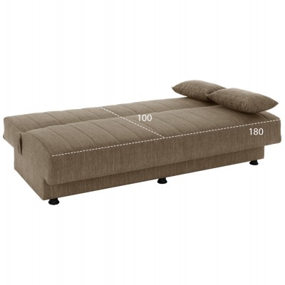 ΚΑΝΑΠΕΣ ΚΡΕΒΑΤΙ ANDRI ΤΡΙΘΕΣΙΟΣ ΚΑΦΕ HM3239.02 180x72x77 εκ. Σαλόνι ΚΑΝΑΠΕΣ ΚΡΕΒΑΤΙ ANDRI ΤΡΙΘΕΣΙΟΣ ΚΑΦΕ HM3239.02 180x72x77 εκ. Σαλόνι