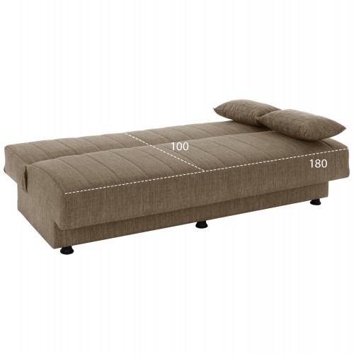 ΚΑΝΑΠΕΣ ΚΡΕΒΑΤΙ ANDRI ΤΡΙΘΕΣΙΟΣ ΚΑΦΕ HM3239.02 180x72x77 εκ. Σαλόνι ΚΑΝΑΠΕΣ ΚΡΕΒΑΤΙ ANDRI ΤΡΙΘΕΣΙΟΣ ΚΑΦΕ HM3239.02 180x72x77 εκ. Σαλόνι