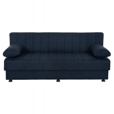 ΚΑΝΑΠΕΣ ΚΡΕΒΑΤΙ ANDRI ΤΡΙΘΕΣΙΟΣ ΜΠΛΕ HM3239.07 180x72x77 εκ. Σαλόνι