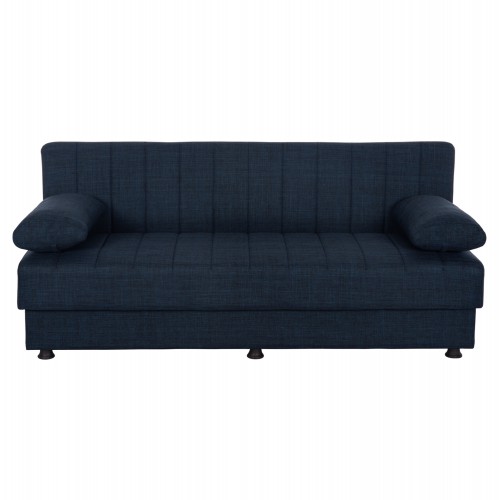 ΚΑΝΑΠΕΣ ΚΡΕΒΑΤΙ ANDRI ΤΡΙΘΕΣΙΟΣ ΜΠΛΕ HM3239.07 180x72x77 εκ. Σαλόνι