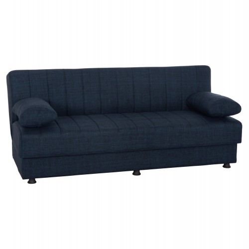 ΚΑΝΑΠΕΣ ΚΡΕΒΑΤΙ ANDRI ΤΡΙΘΕΣΙΟΣ ΜΠΛΕ HM3239.07 180x72x77 εκ. Σαλόνι
