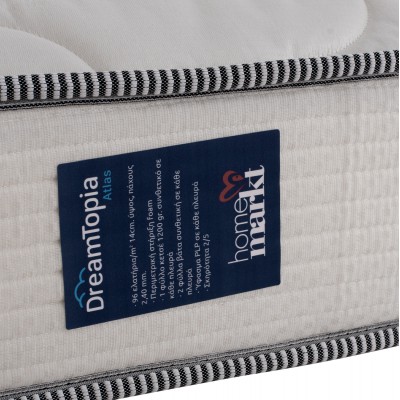 ΣΤΡΩΜΑ DREAMTOPIA ΣΕΙΡΑ ATLAS HM654.150 BONNELL SPRING 150x200 εκ. Υπνοδωμάτιο ΣΤΡΩΜΑ DREAMTOPIA ΣΕΙΡΑ ATLAS HM654.150 BONNELL SPRING 150x200 εκ. Υπνοδωμάτιο
